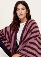 Violeta By Mango Violeta By Mango Stripy Bicolor Poncho