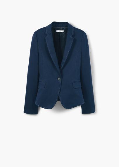 Mango Mango Cotton-blend Blazer