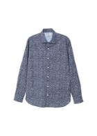 Mango Man Mango Man Slim-fit Micro-flowers Print Shirt