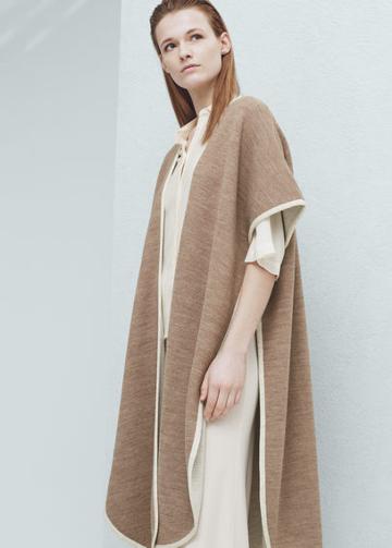 Mango Contrast Trims Cape