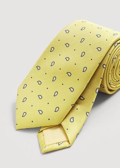 Mango Man Mango Man Paisley Printed Tie