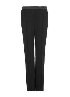 Mango Premium - Satin Trim Flared Trousers