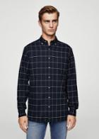 Mango Man Mango Man Regular-fit Checked Flannel Shirt