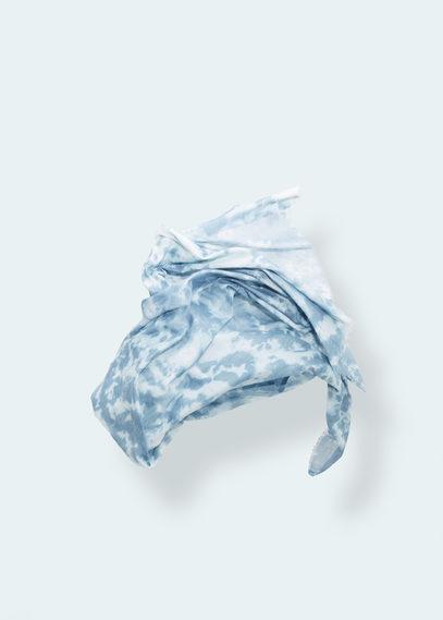 Mango Man Tie-dye Cotton Scarf