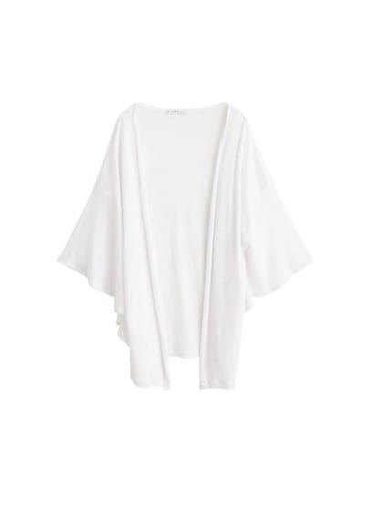 Violeta By Mango Violeta By Mango Waterfall Linen Jacket