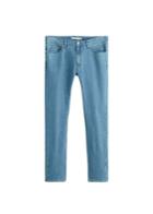 Mango Man Mango Man Slim-fit Faded Green Wash Patrick Jeans