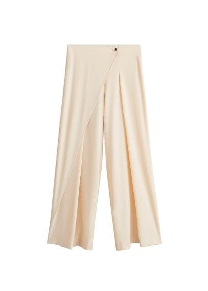 Mango Mango Wrap Palazzo Trousers