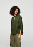 Mango Mango Dolman Sleeve Blouse