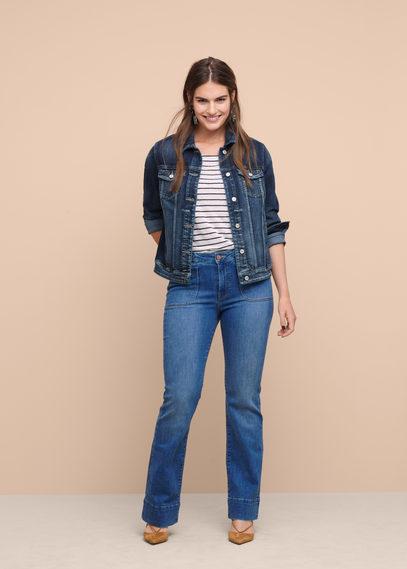 Violeta By Mango Violeta By Mango Dark Wash Denim Jacket