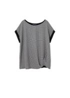 Violeta By Mango Violeta By Mango Gingham Check T-shirt