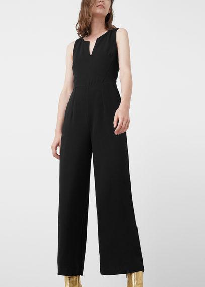 Mango Mango Wrap-back Short Jumpsuit