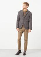 Mango Man Mango Man Slim-fit Check Blazer