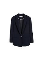 Violeta By Mango Violeta By Mango Classic-fit Suit Blazer