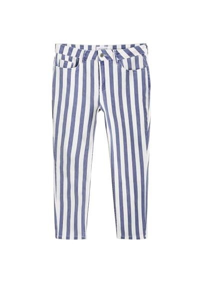 Violeta By Mango Violeta By Mango Super Slim Striped Jeans