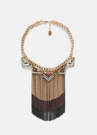 Mango Mango Monochrome Chains Necklace