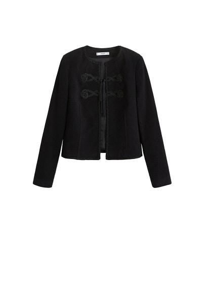 Mango Mango Tassels Embellishment Jacket