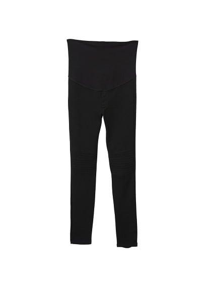 Mango Mango Textured Panel Leggings