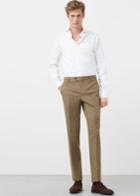 Mango Man Mango Man Slim-fit Poplin Suit Trousers