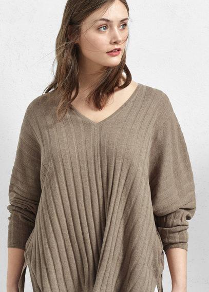 Violeta By Mango Violeta By Mango Striped Cotton Sweater