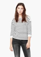 Mango Mango Striped Cotton-blend Sweater