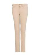 Mango Super Slim-fit Camel Jeans