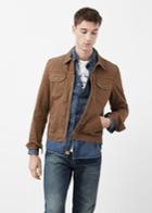 Mango Man Mango Man Zip-detail Denim Jacket