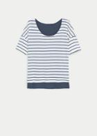 Violeta By Mango Violeta By Mango Striped Cotton T Shirt