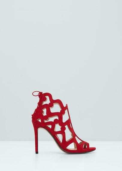Mango Mango Perforated Design Sandals