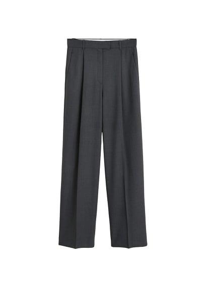 Mango Mango High-waist Straight Trousers