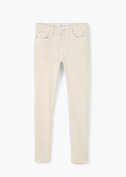 Mango Mango Skinny Cotton Trousers
