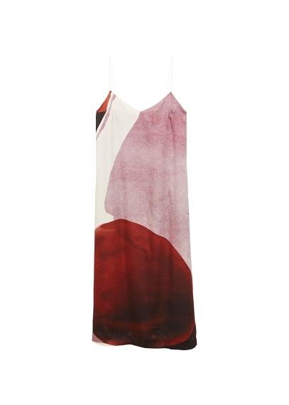 Mango Mango Midi Printed Dress