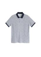 Mango Man Mango Man Floral Print Cotton Polo
