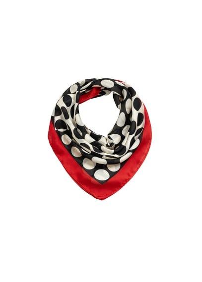 Mango Mango Polka-dot Print Scarf