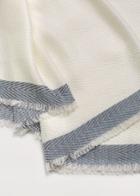 Violeta By Mango Violeta By Mango Contrast Trim Scarf