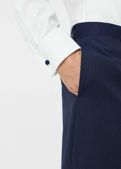Mango Man Mango Man Skinny Patterned Suit Trousers