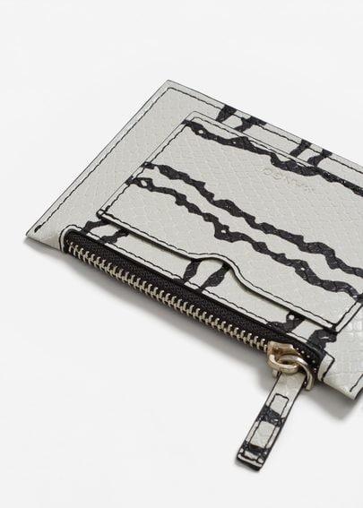 Mango Mango Snake-effect Purse