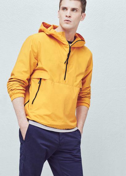 Mango Man Mango Man Hooded Pouch Pocket Jacket