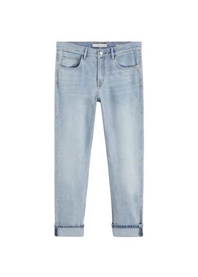 Mango Man Mango Man Regular-fit Light Wash Bob Jeans