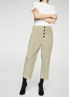 Mango Mango Buttoned Corduroy Trousers