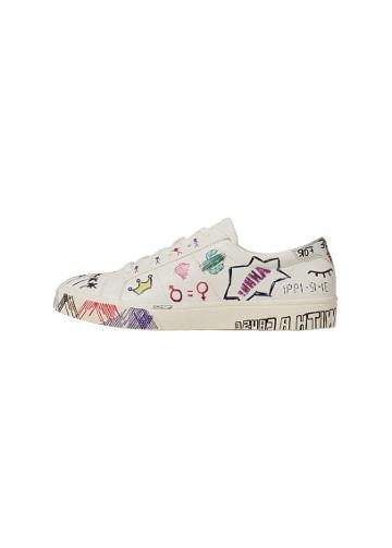 Mango Mango Doodles Design Sneakers