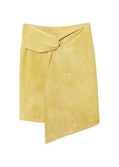 Mango Mango Knot Fur Skirt