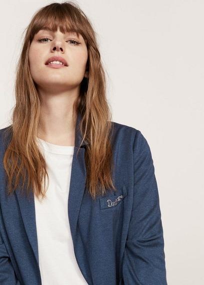 Violeta By Mango Violeta By Mango Blazer Pocket Message
