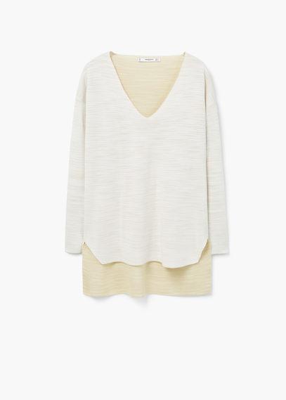 Mango Mango Asymmetric Hem Sweater