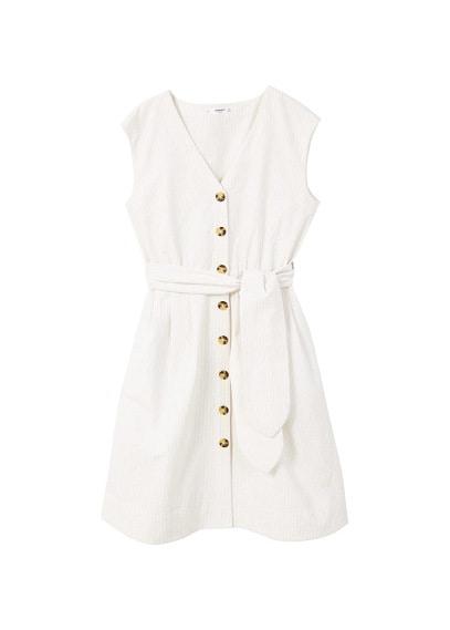 Mango Mango Bow Cotton Dress
