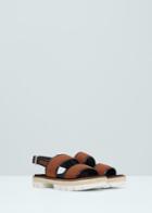 Mango Mango Strapped Patent Finish Sandals