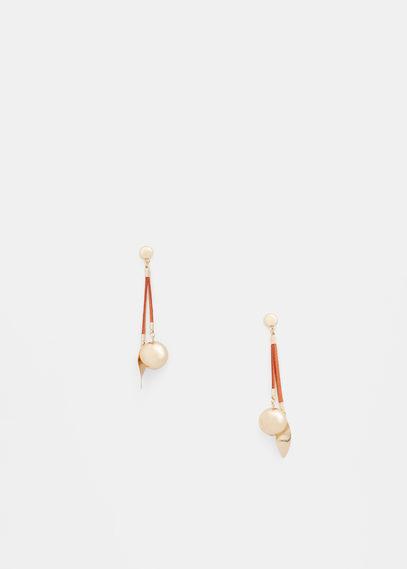 Violeta By Mango Violeta By Mango Metal Pendant Earrings