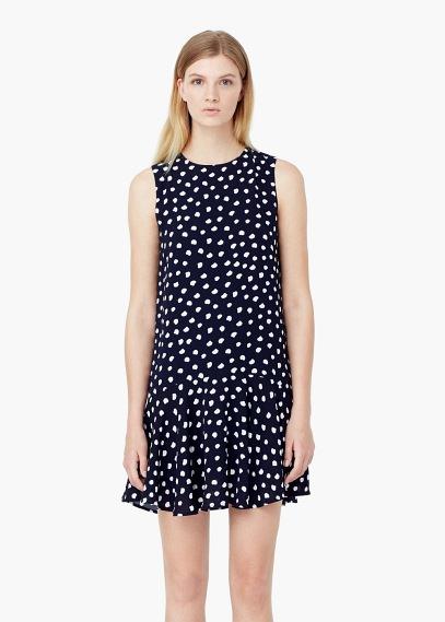 Mango Mango Polka-dot Dress