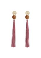 Violeta By Mango Violeta By Mango Fringe Beads Earrings