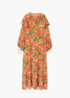 Mango Mango 100% Silk Flower Dress