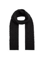 Mango Man Mango Man Wool Cable-knit Scarf